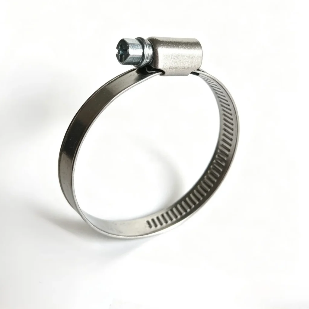 German Type Hose Clamp with Welded Housing – 9 mm Bandwidth