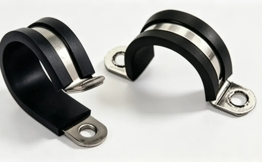 U & R Clip with Rubber